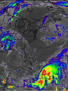 GOES image - September 2, 2008